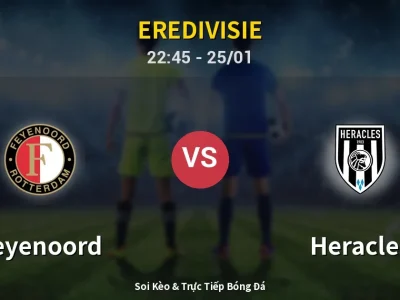 Soi Kèo Feyenoord vs Heracles – 22:45 25/01 | Nhận Định, Dự Đoán Tỷ Số
