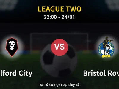 Soi Kèo Salford City vs Bristol Rovers – 22:00 24/01 | Nhận Định, Dự Đoán Tỷ Số