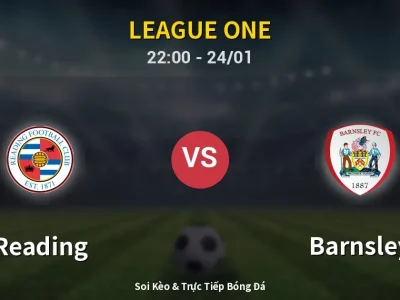 Soi Kèo Reading vs Barnsley – 22:00 24/01 | Nhận Định, Dự Đoán Tỷ Số