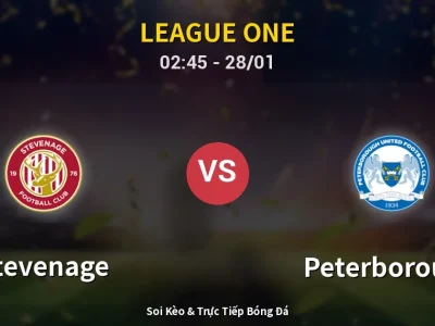 Kết Quả: Stevenage 1-0 Peterborough – Highlight & Bàn Thắng | League One