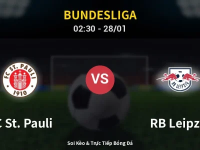 Kết Quả: FC St. Pauli 1-1 RB Leipzig – Highlight & Bàn Thắng | Bundesliga