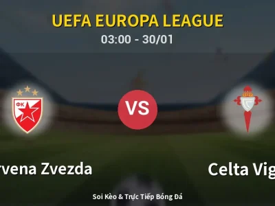 Kết Quả: FK Crvena Zvezda 1-1 Celta Vigo – Highlight & Bàn Thắng | UEFA Europa League