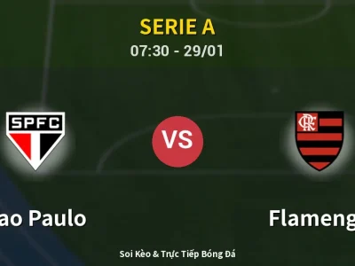 Kết Quả: Sao Paulo 2-1 Flamengo – Highlight & Bàn Thắng | Serie A