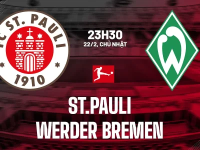 St.Pauli vs Werder Bremen: Trận ‘Chung kết ngược’ quyết định số phận trụ hạng Bundesliga 2025/26