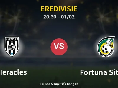 🔴 Trực Tiếp: Heracles 0-0 Fortuna Sittard – Link Xem Eredivisie (Full HD)