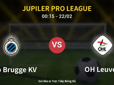 Kết Quả: Club Brugge KV 2-1 OH Leuven – Highlight & Bàn Thắng | Jupiler Pro League