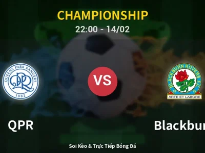 Soi Kèo QPR vs Blackburn – 22:00 14/02 | Nhận Định, Dự Đoán Tỷ Số
