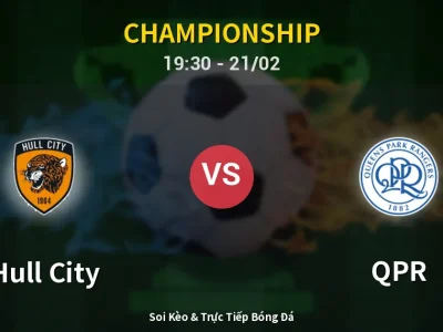 Kết Quả: Hull City 1-3 QPR – Highlight & Bàn Thắng | Championship