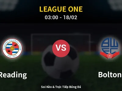 Kết Quả: Reading 1-1 Bolton – Highlight & Bàn Thắng | League One