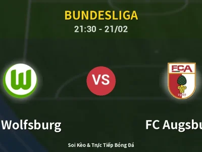 🔴 Trực Tiếp: VfL Wolfsburg 1-0 FC Augsburg – Link Xem Bundesliga (Full HD)