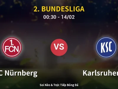 Kết Quả: 1. FC Nürnberg 5-1 Karlsruher SC – Highlight & Bàn Thắng | 2. Bundesliga