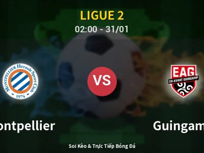 Kết Quả: Montpellier 3-1 Guingamp – Highlight & Bàn Thắng | Ligue 2