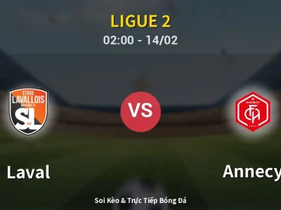 Kết Quả: Laval 2-2 Annecy – Highlight & Bàn Thắng | Ligue 2