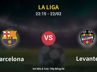 Soi Kèo Barcelona vs Levante – 22:15 22/02 | Nhận Định, Dự Đoán Tỷ Số
