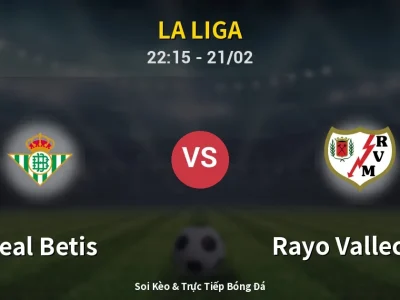 🔴 Trực Tiếp: Real Betis 0-0 Rayo Vallecano – Link Xem La Liga (Full HD)