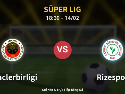 🔴 Trực Tiếp: Genclerbirligi 2-0 Rizespor – Link Xem Süper Lig (Full HD)