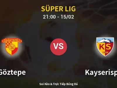 🔴 Trực Tiếp: Göztepe 0-0 Kayserispor – Link Xem Süper Lig (Full HD)