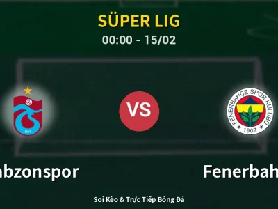 Kết Quả: Trabzonspor 2-3 Fenerbahçe – Highlight & Bàn Thắng | Süper Lig
