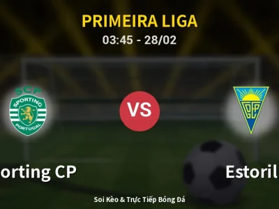 Kết Quả: Sporting CP 3-0 Estoril – Highlight & Bàn Thắng | Primeira Liga