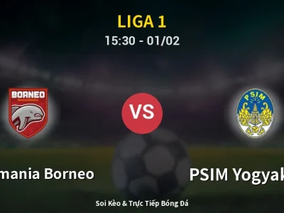 Kết Quả: Pusamania Borneo 2-1 PSIM Yogyakarta – Highlight & Bàn Thắng | Liga 1