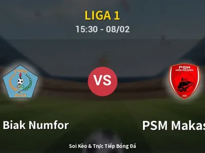 Kết Quả: PSBS Biak Numfor 1-2 PSM Makassar – Highlight & Bàn Thắng | Liga 1