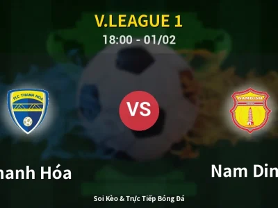 Kết Quả: Thanh Hóa 2-2 Nam Dinh – Highlight & Bàn Thắng | V.League 1