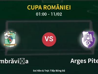 Kết Quả: Dumbrăviţa 1-2 Arges Pitesti – Highlight & Bàn Thắng | Cupa României