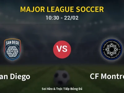 Kết Quả: San Diego 5-0 CF Montreal – Highlight & Bàn Thắng | Major League Soccer