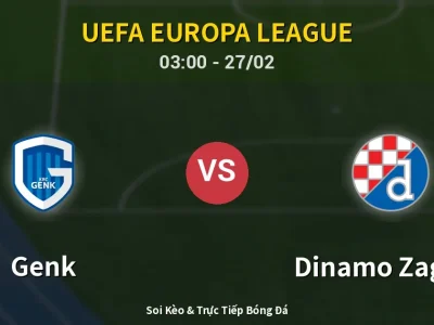 Kết Quả: Genk 3-3 Dinamo Zagreb – Highlight & Bàn Thắng | UEFA Europa League