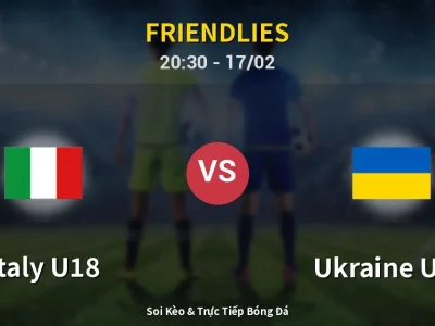 Soi Kèo Italy U18 vs Ukraine U18 – 20:30 17/02 | Nhận Định, Dự Đoán Tỷ Số