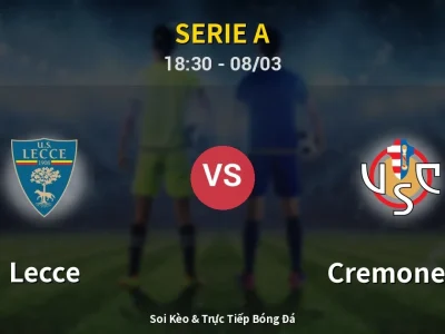 Kết Quả: Lecce 2-1 Cremonese – Highlight & Bàn Thắng | Serie A