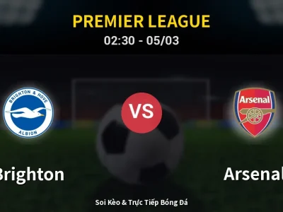 Kết Quả: Brighton 0-1 Arsenal – Highlight & Bàn Thắng | Premier League