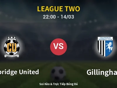 Soi Kèo Cambridge United vs Gillingham – 22:00 14/03 | Nhận Định, Dự Đoán Tỷ Số