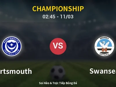 Kết Quả: Portsmouth 1-2 Swansea – Highlight & Bàn Thắng | Championship