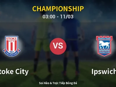 Kết Quả: Stoke City 3-3 Ipswich – Highlight & Bàn Thắng | Championship