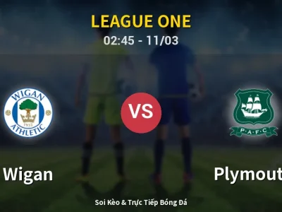 Kết Quả: Wigan 0-3 Plymouth – Highlight & Bàn Thắng | League One