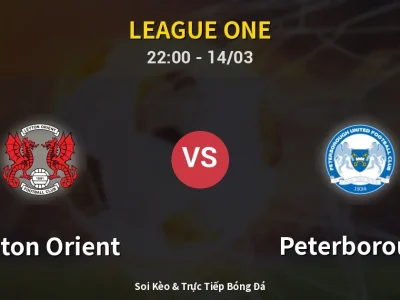 Soi Kèo Leyton Orient vs Peterborough – 22:00 14/03 | Nhận Định, Dự Đoán Tỷ Số