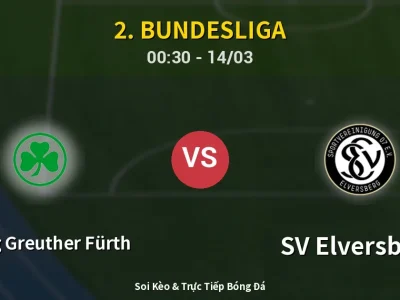 🔴 Trực Tiếp: SpVgg Greuther Fürth 1-0 SV Elversberg – Link Xem 2. Bundesliga (Full HD)