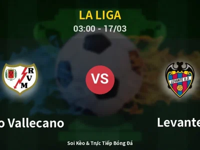 Kết Quả: Rayo Vallecano 1-1 Levante – Highlight & Bàn Thắng | La Liga