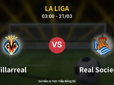 Kết Quả: Villarreal 3-1 Real Sociedad – Highlight & Bàn Thắng | La Liga