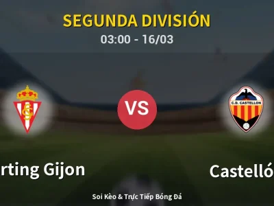 Kết Quả: Sporting Gijon 4-1 Castellón – Highlight & Bàn Thắng | Segunda División