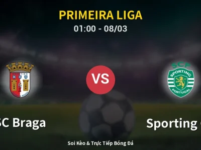 Kết Quả: SC Braga 2-2 Sporting CP – Highlight & Bàn Thắng | Primeira Liga