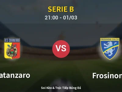 🔴 Trực Tiếp: Catanzaro 2-2 Frosinone – Link Xem Serie B (Full HD)