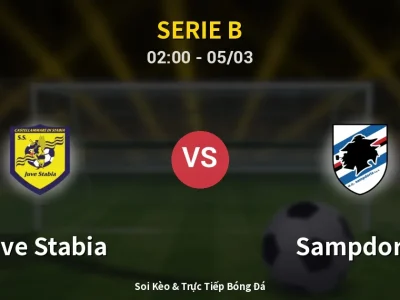 Kết Quả: Juve Stabia 1-1 Sampdoria – Highlight & Bàn Thắng | Serie B