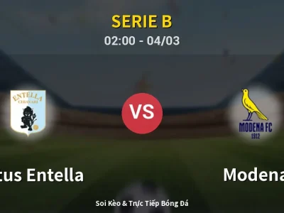Kết Quả: Virtus Entella 2-1 Modena – Highlight & Bàn Thắng | Serie B
