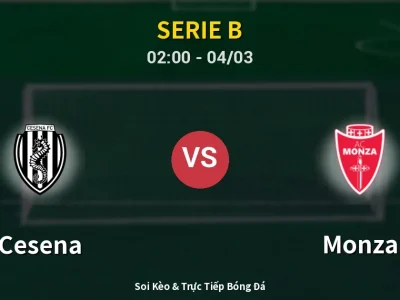 Kết Quả: Cesena 1-3 Monza – Highlight & Bàn Thắng | Serie B