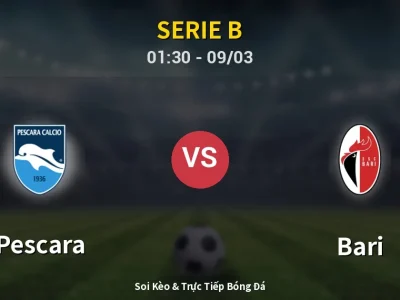 Kết Quả: Pescara 4-0 Bari – Highlight & Bàn Thắng | Serie B