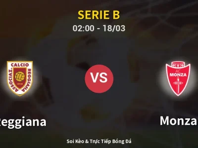 Kết Quả: Reggiana 0-0 Monza – Highlight & Bàn Thắng | Serie B