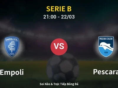 Soi Kèo Empoli vs Pescara – 21:00 22/03 | Nhận Định, Dự Đoán Tỷ Số