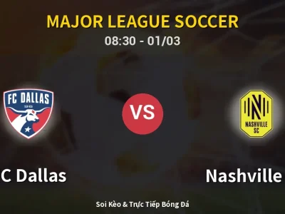 Kết Quả: FC Dallas 0-0 Nashville SC – Highlight & Bàn Thắng | Major League Soccer